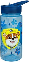 Paw Patrol botella de agua 500 ml - cantimplora infantil con pajita
