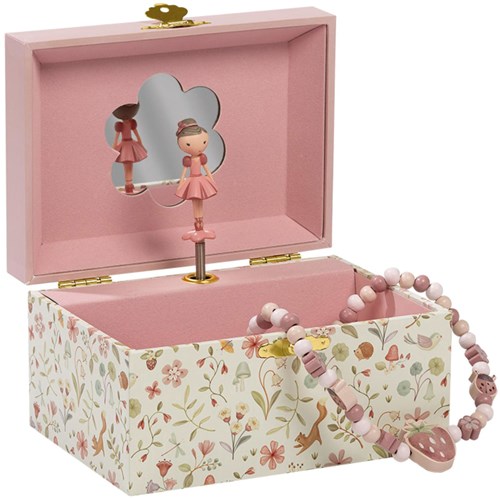 Bambolino Toys joyero musical Little Dutch - caja de joyas rosa niños-3