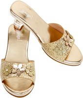 Souza for Kids zapatilla tacón dorado metálico Ellina talla 30-31 zapatos infantiles