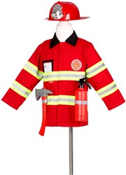 Souza for Kids Set de bombero - 4-7 años - con casco incluido