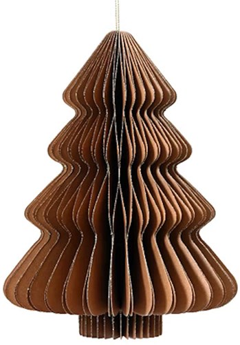 Árbol decorativo cartón marrón 40cm juguete manualidades niños