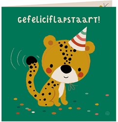 Bora Shop tarjeta de cumpleaños jungla guepardo con sobre - Felicidades