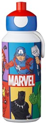 Mepal botella Avengers pop-up 400 ml - Botella infantil sin BPA