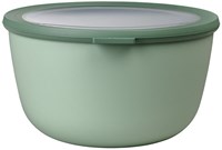 Mepal bol multiusos Cirqula recipiente hermético 3000ml redondo nordic sage