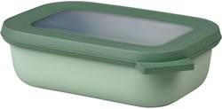 Mepal bol multiusos Cirqula caja de conservación 500ml rectangular nordic sage
