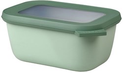Mepal bol multiusos Cirqula caja de conservación 750 ml rectangular nordic sage