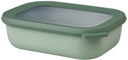 Mepal bol multiusos Cirqula caja de conservación 1000ml rectangular nordic sage