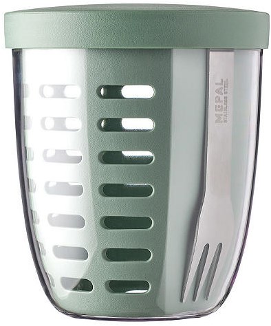 Mepal recipiente para frutas y verduras - 600 ml - Nordic sage - snack box portátil
