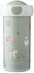 Mepal botella escolar Little Farm - botella para niños 300ml sin BPA