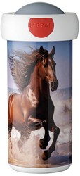 Mepal botella escolar Campus - botella para niños 300 ml Wild Horse