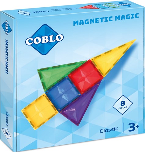 Coblo juguete azulejos magnéticos Classic 8 piezas
