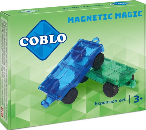 Coblo juguete azulejos magnéticos expansión coche 2 piezas