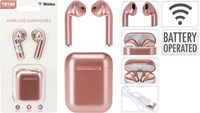 Auriculares inalámbricos rosa USB recargable juguete educativo