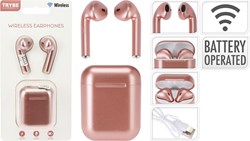 Auriculares inalámbricos rosa USB recargable juguete educativo