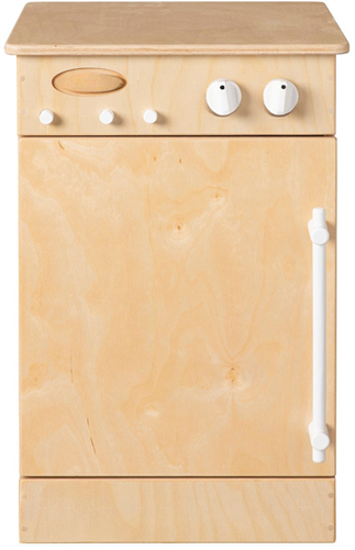 Van Dijk Toys Juguetes de madera Lavavajillas para niños pequeños - Blanco natural (Calidad de cuidado infantil)