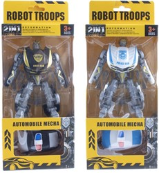 Transformeerbare robot/auto kunststof