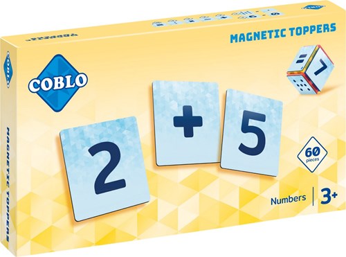 Coblo juguete azulejos magnéticos toppers números 60 piezas