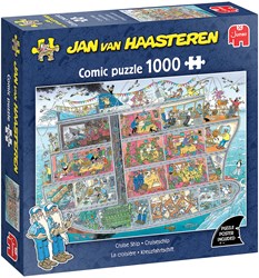 Jumbo puzzle Jan van Haasteren Crucero 1000 piezas cartoon