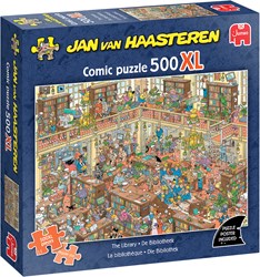 Jumbo puzzle Jan van Haasteren XL La Biblioteca 500 piezas rompecabezas