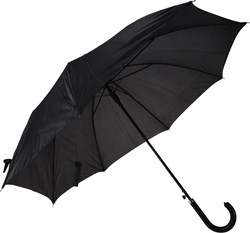 Koopman paraguas negro automático 118x94cm - protección duradera contra la lluvia