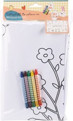 Mantel Pascua para colorear 180x120cm papel creativo para niños