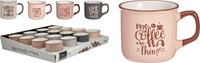 Beker aardewerk Coffee 160ml assori