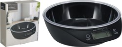 Báscula de cocina digital negra con bol mezclador de 400ml - báscula precisa