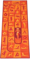 PedaYoga esterilla de yoga para niños - alfombra de juego con ejercicios de yoga y juego de mesa