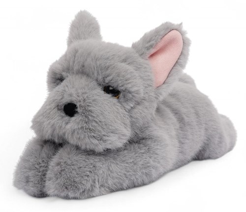 One Love peluche Bulldog Francés Remy gris - suave perro de peluche-3