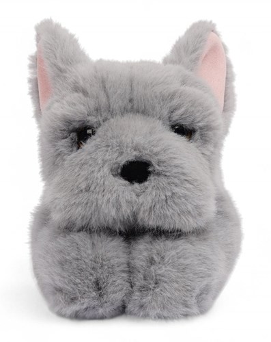 One Love peluche Bulldog Francés Remy gris - suave perro de peluche