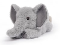 One Love peluche elefante Tai gris - suave juguete de peluche