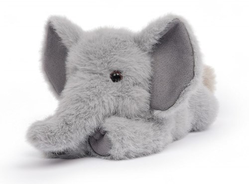 One Love peluche elefante Tai gris - suave juguete de peluche