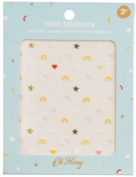Oh Flossy pegatinas de uñas juguete infantil - Nail Stickers Sky multi