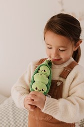 Besitos juguete squishy guisante 20cm - verdura suave para abrazar