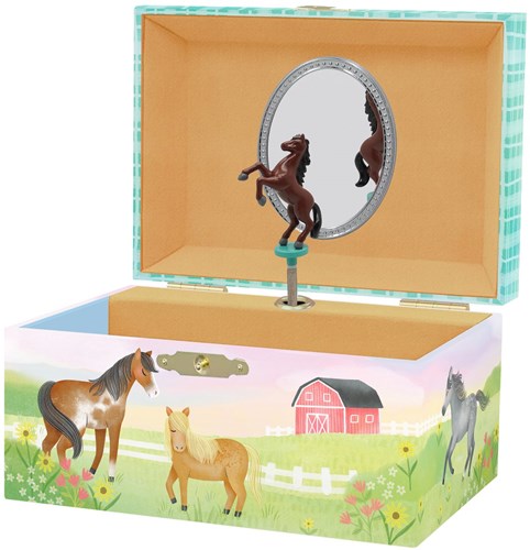 Giggle and Honey caja de música joyero caballo - regalo joyero infantil-2