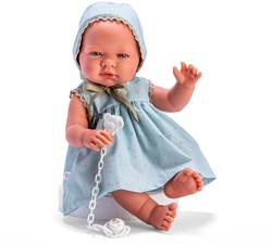 Asi muñeca bebé Maria 43cm vestido azul verde juguete muñecas