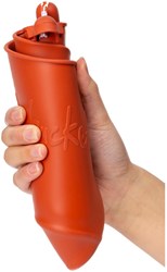 Scrunch cubo juguete naranja plegable duradero playa