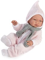 Asi muñeca bebé Maria 43cm - mono de invierno rosa - juguete muñeca