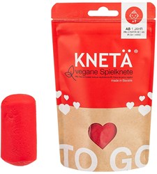 Kneta plastilina roja 100g - arcilla creativa para niños