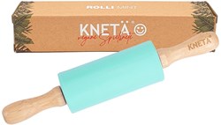 Kneta rodillo de silicona para plastilina - verde menta - juguete creativo