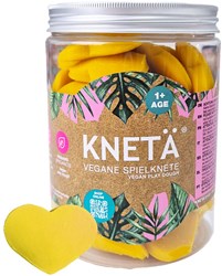 Kneta plastilina en forma de corazón amarilla - Juguete creativo para niños