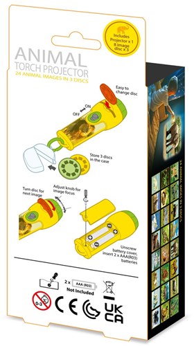 Ambo lámpara proyector juguete - Luz educativa animales salvajes-3