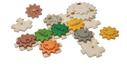 PlanToys Juguetes de madera Engranajes y puzzles