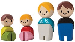 PlanToys Juguetes de madera Familia Ii (Europea)