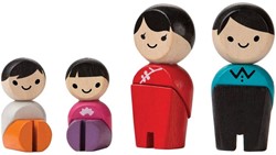PlanToys Juguetes de madera Familia Iii (Familia asiática)