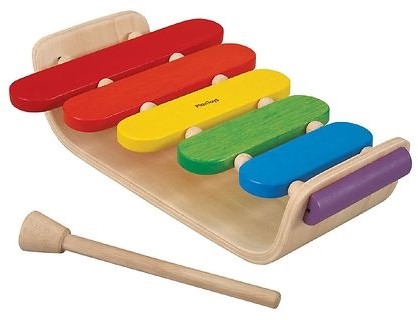 PlanToys Juguetes de madera Xilófono oval