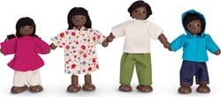 PlanToys Juguetes de madera Familia de muñecas