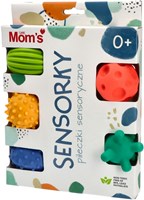 Mom's Care juguetes sensoriales set de pelotas pastel - 5 piezas para bebés