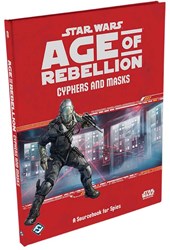 Asmodee Star Wars RPG libro Age of Rebellion Cyphers and Masks inglés
