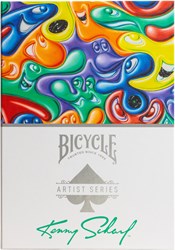 Bicycle cartas de juego Artist Series - diseño multicolor Kenny Scharf
